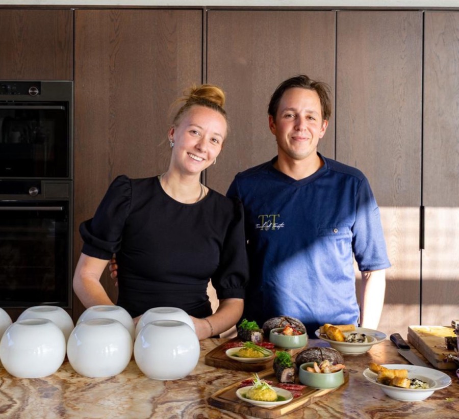 René and Jeandine, the team behind Touch of Taste Culinary